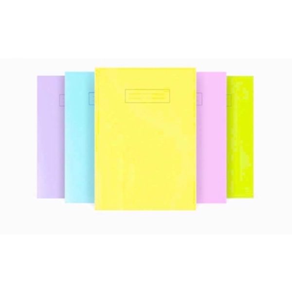 SILVINE COLOURED NOTEBOOK A4 PACK OF 10