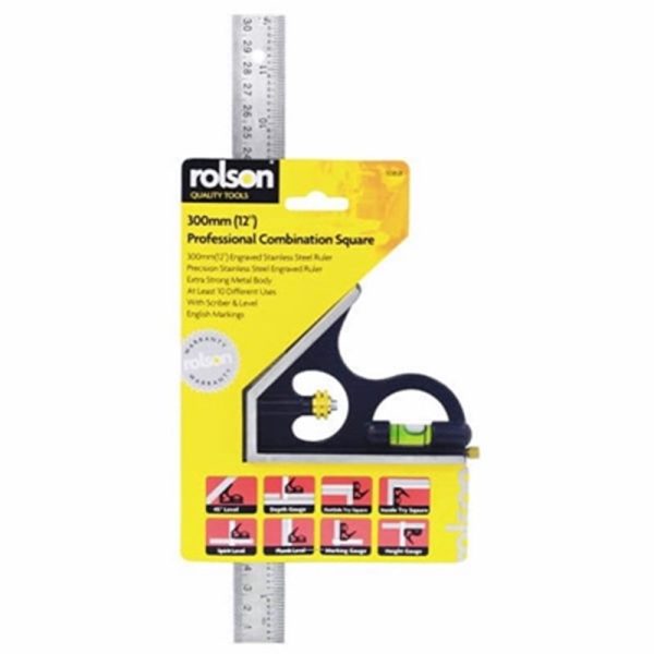 ROLSON COMBINATION SQUARE 300MM