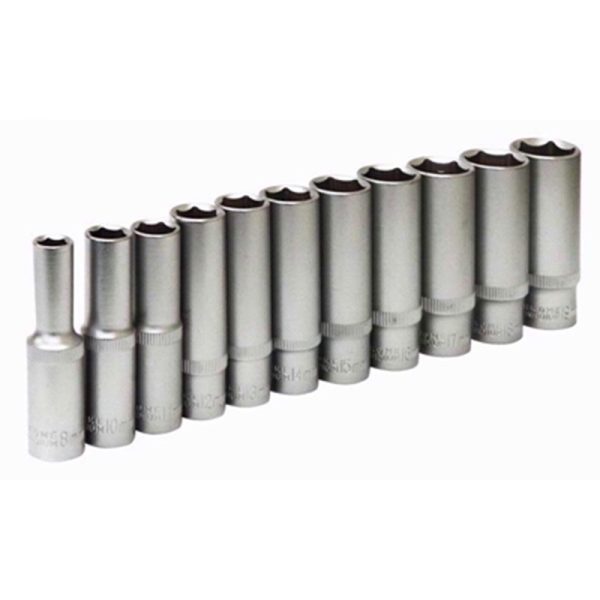 ROLSON DEEP SOCKET 11PC SET 3/8 DR