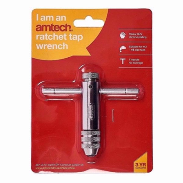 AMTECH RATCHET TAP WRENCH SMALL