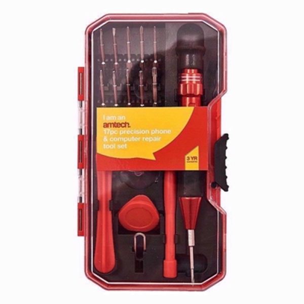 AMTECH REPAIR KIT PREC PHONE/COMP 17PC