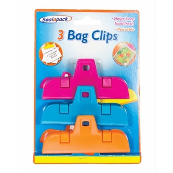 SEALAPACK BAG CLIPS PACK OF 3