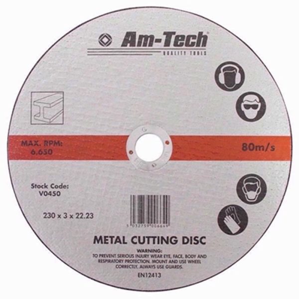 AMTECH CUTTING DISC METAL 9INCH