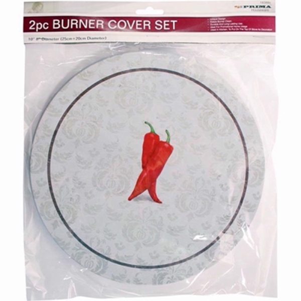 PRIMA BURNER COVERS 2PC