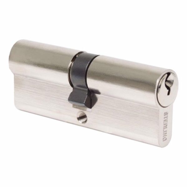 STERLING EURO CYLINDER 40X40MM BRIGHT NICKLE