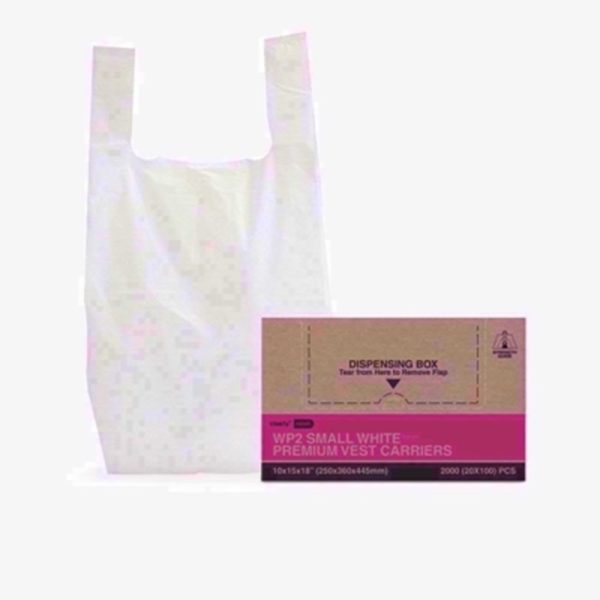 CARRIERS BAGS SMALL PACK OF 100