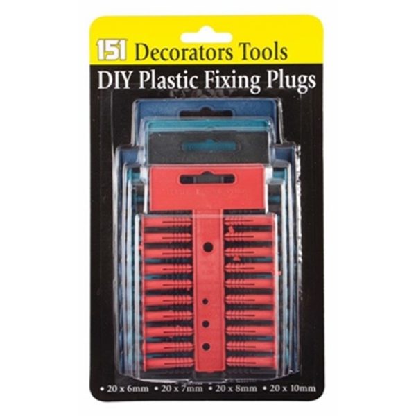 151 DECORATOR TOOL PLASTIC FIXING PLUGS