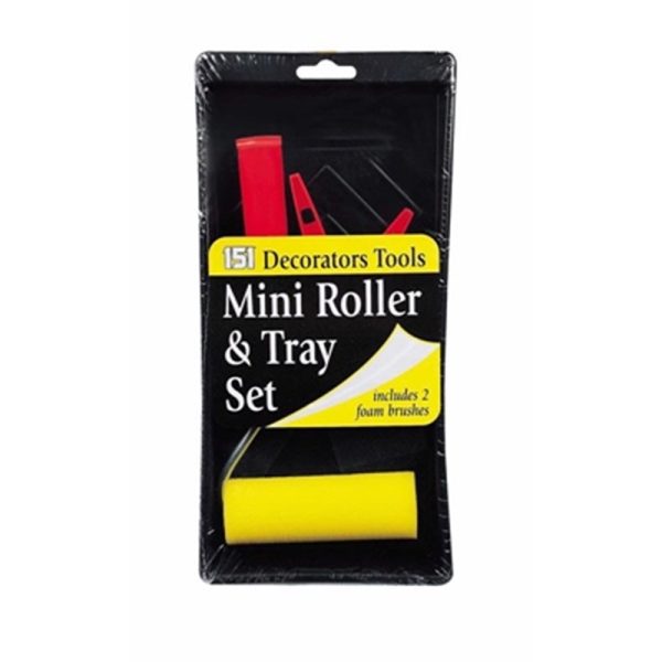 151 DECORATORS PAINT ROLLER MINI SET