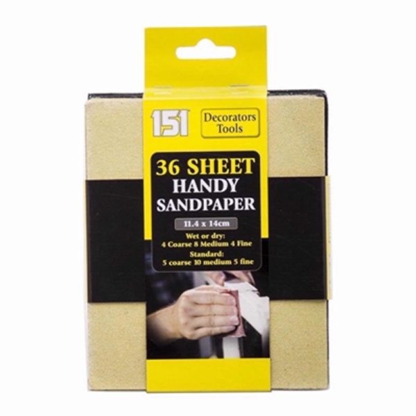 151 DECORATORS SANDPAPER/WET DRY MIX