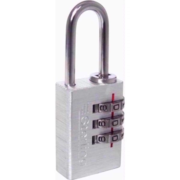 STERLING PADLOCK ALUMINIUM COMBINATION 20MM