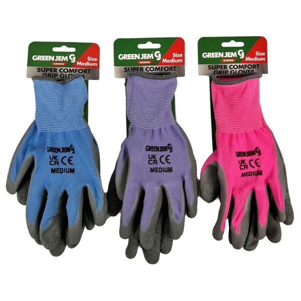 GARDEN GRIP GLOVES MEDIUM