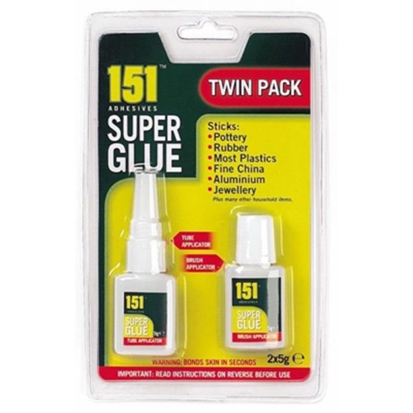 151 GLUE SUPER TWIN PACK OF 2X5G