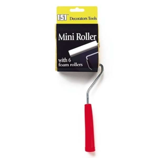 151 MINI ROLLER & 6 FOAM ROLLERS