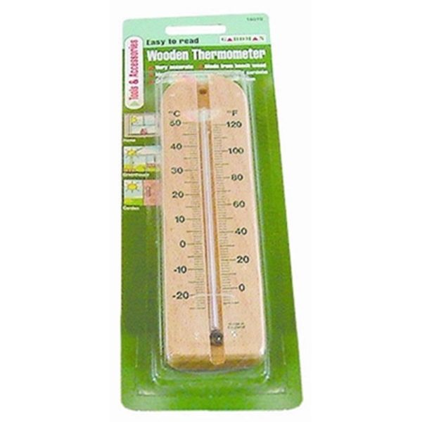 GARDMAN WOODEN THERMOMETER FSC-100%