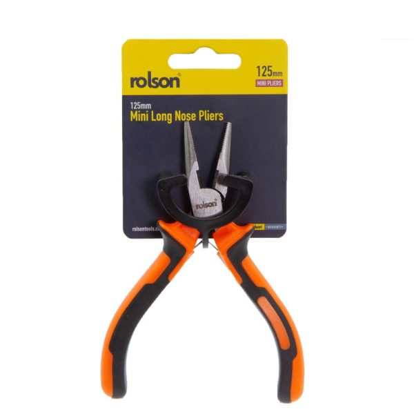 ROLSON MINI LONG NOSE PLIERS 125MM