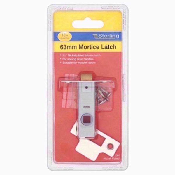 STERLING TUBULAR MORTICE LATCH TML125