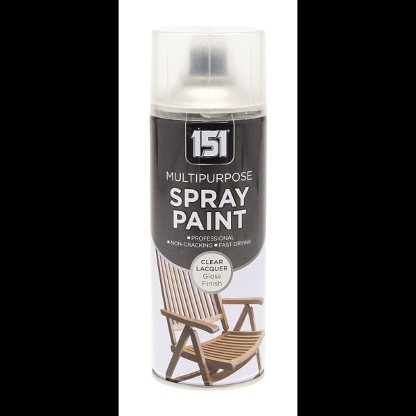 151 PAINT SPRAY 400ML CLEAR LACQUER