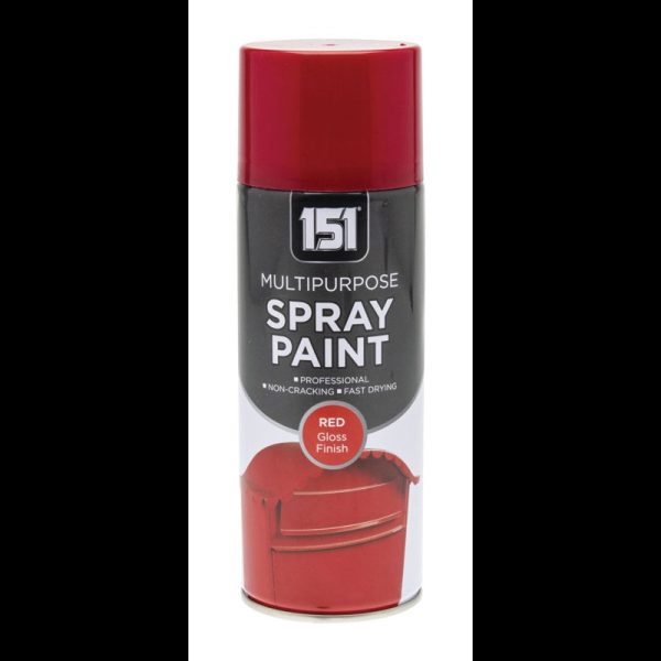 151 PAINT SPRAY 400ML RED