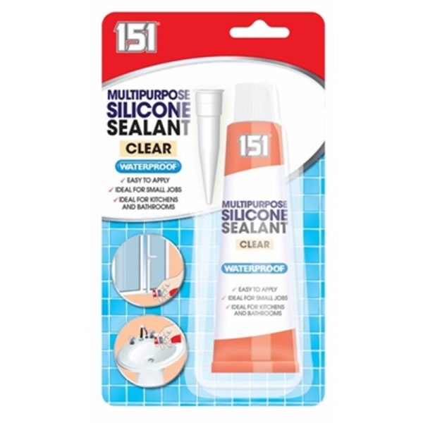 151 SILICONE SEALANT CLEAR TUBE 70G