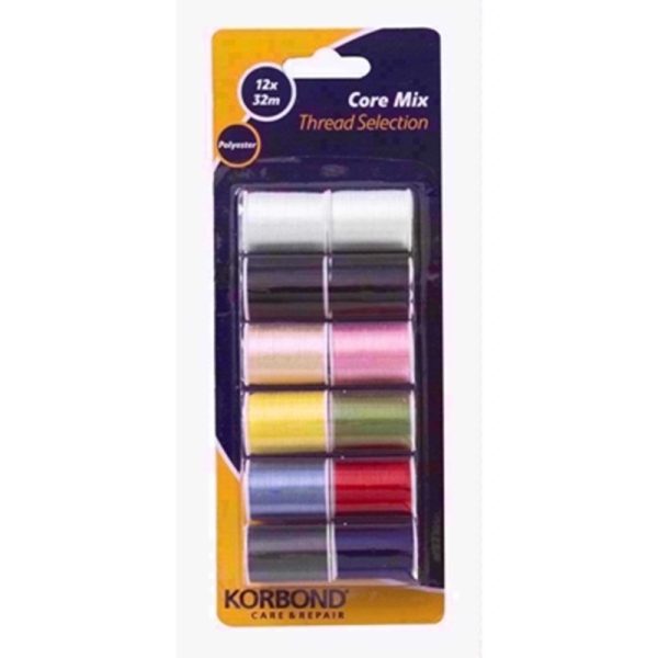 KORBOND CORE MIX THREAD SELECTION 12X32M