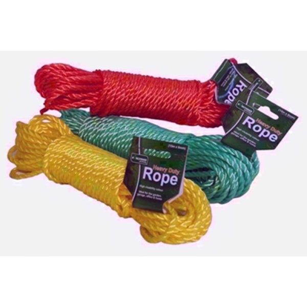 KINGFISHER HEAVY DUTY POLYPROPYLENE ROPE 15M