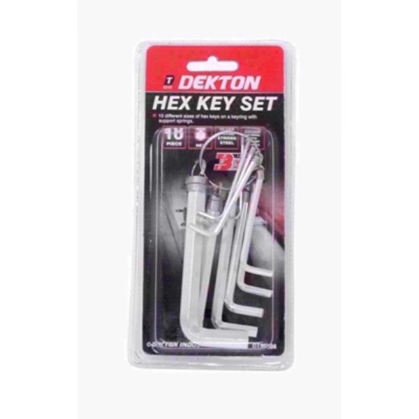 DEKTON HEX KEY SET 10PC