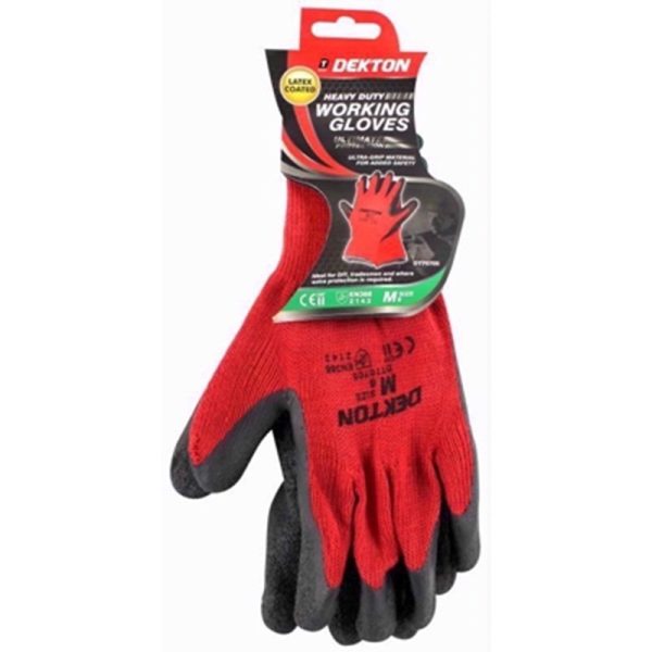 DEKTON WORKING GLOVES HEAVYDUTY MEDIUM