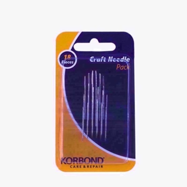 KORBOND CRAFT NEEDLE PACK 18PCS