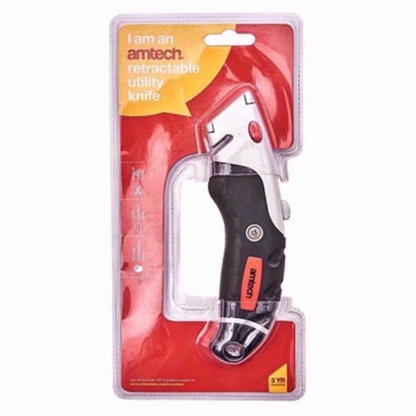 AMTECH KNIFE RETRACT WITH BLADES 0476