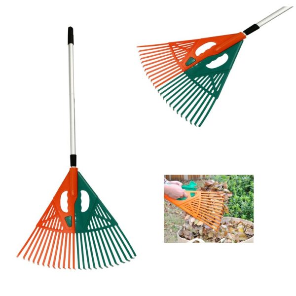 ROLSON 2 IN 1 TELESCOPIC LEAF RAKE