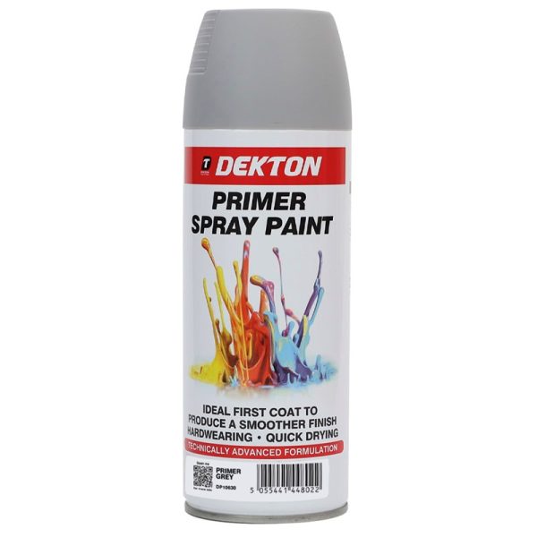 DEKTON SPRAY PAINT PRIMER GREY 400ML