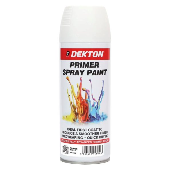 DEKTON SPRAY PAINT PRIMER WHITE 400ML