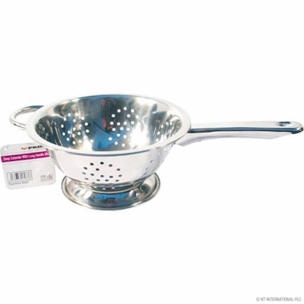 PRIMA DEEP COLANDER 20CM LONG HANDLE