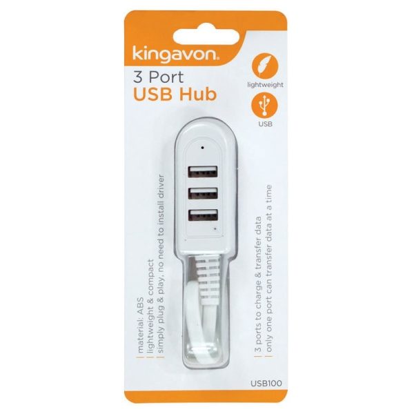 KINGAVON 3 PORT USB HUB