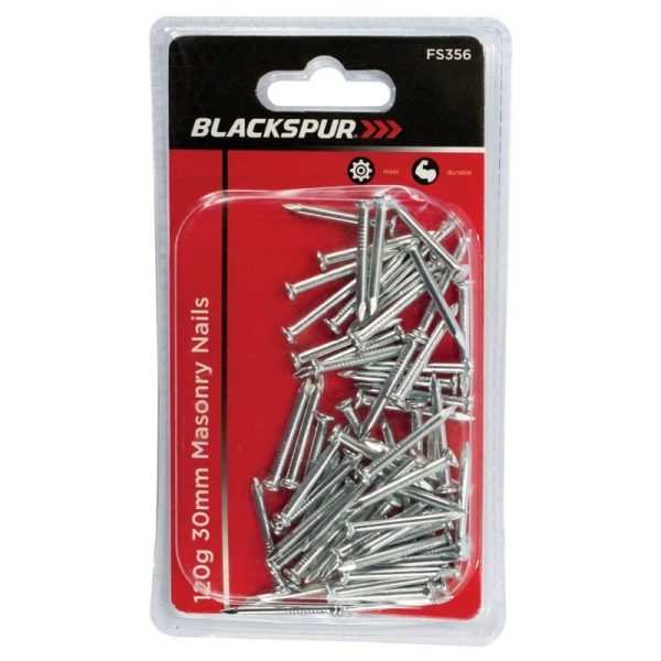 BLACKSPUR MASONRY NAILS 120G 30MM