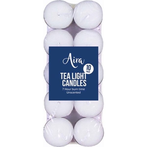 LONG BURN TEALIGHTS PACK OF 10