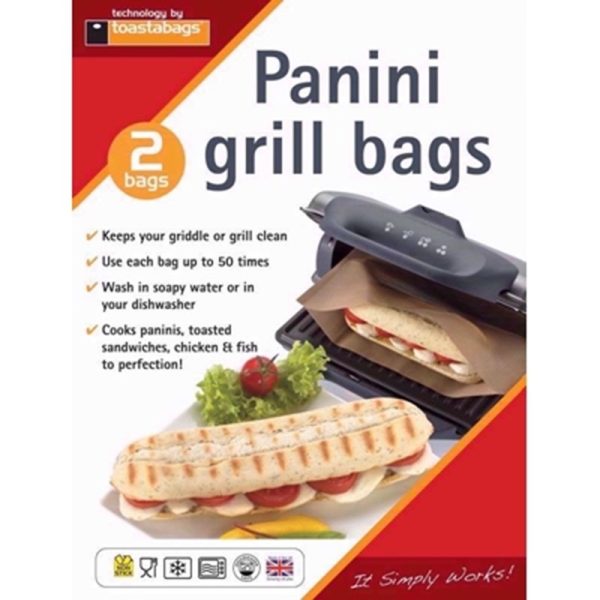 TOASTABAGS PANINI GRILL 2 BAGS