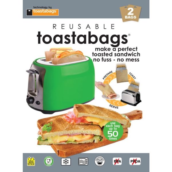 TOASTABAGS REUSEABLE TOASTA 2 BAGS TB502PP