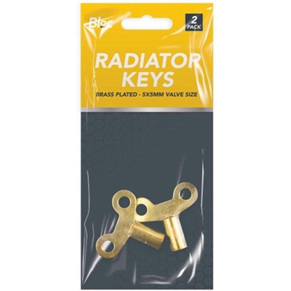 BLOC RADIATOR KEYS PACK OF 2