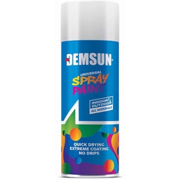 DEMSUN SPRAY PAINT GLOSSY WHITE