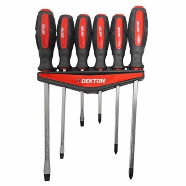 DEKTON SCREWDRIVER 6PCS SET GO THROUGH