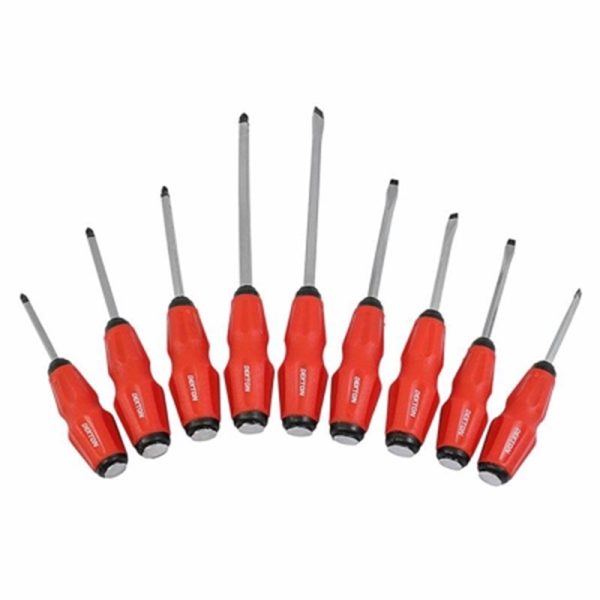 DEKTON SCREWDRIVER 9PC SET SOFT GRIP