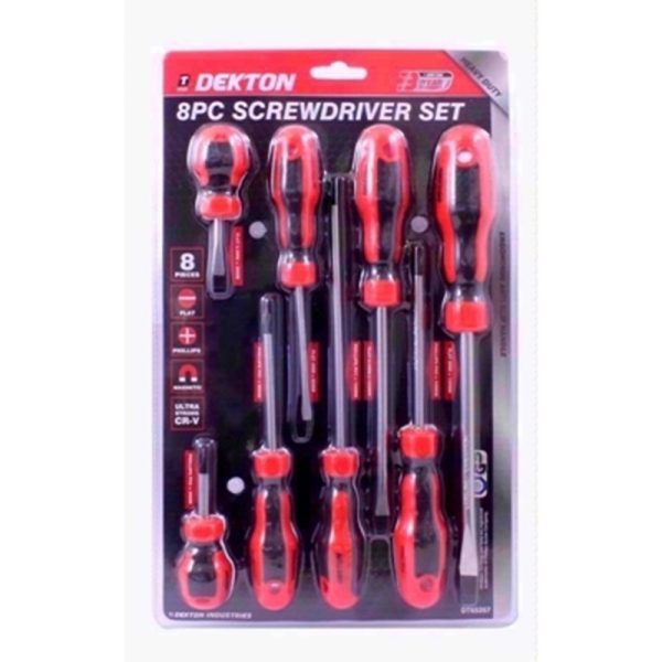 DEKTON SCREWDRIVER SET 8PC