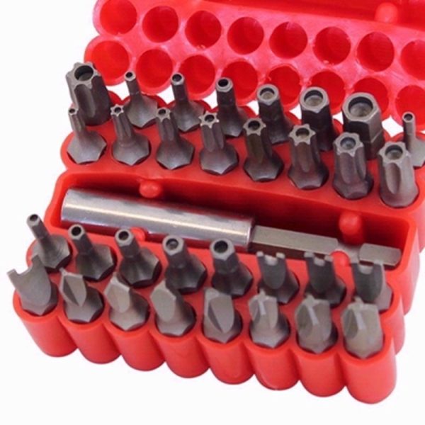 DEKTON SECURITY BIT SET 33PC