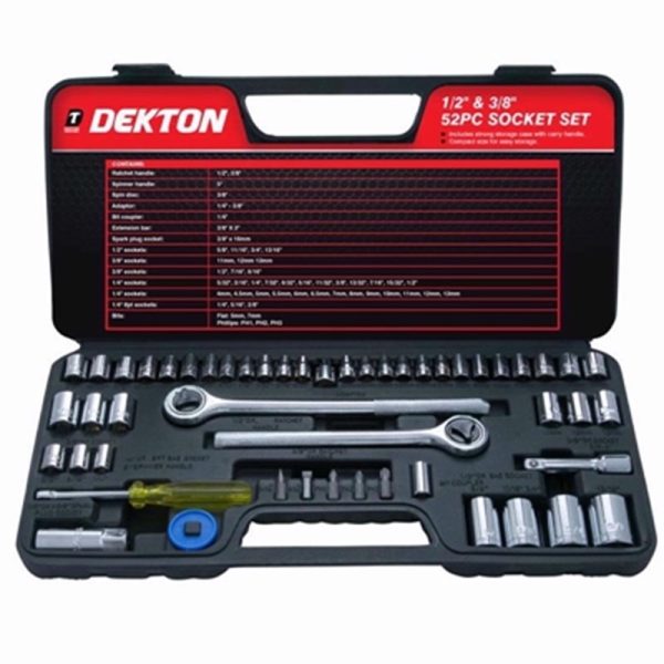 DEKTON SOCKET SET 52PC