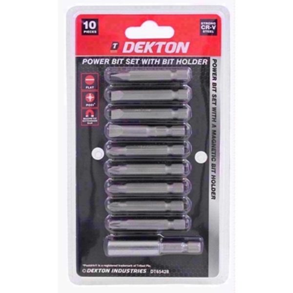 DEKTON POWER BIT SET WITH BIT HOLDER