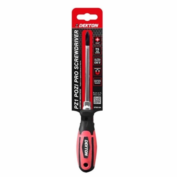 DEKTON POZI PRO SCREWDRIVER NO1X75MM