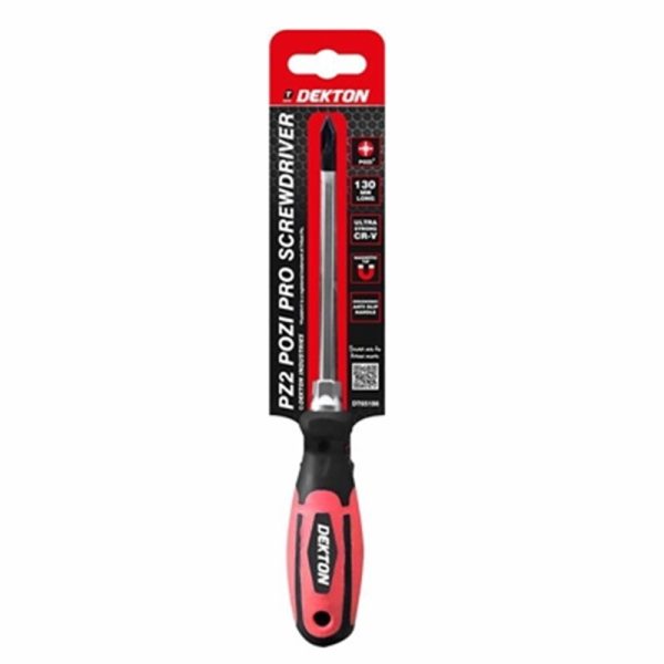 DEKTON POZI PRO SCREWDRIVER NO2X130MM