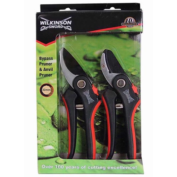 WILKINSON PRUNER TWIN PACK SET BOXED