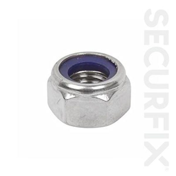 SECURFIX NYLON LOCKING NUT ZP M10